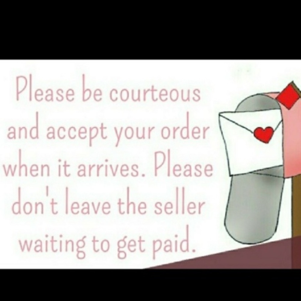 When You Receive Your Order- Accept It ASAP- Release The 💵 To Your Seller!